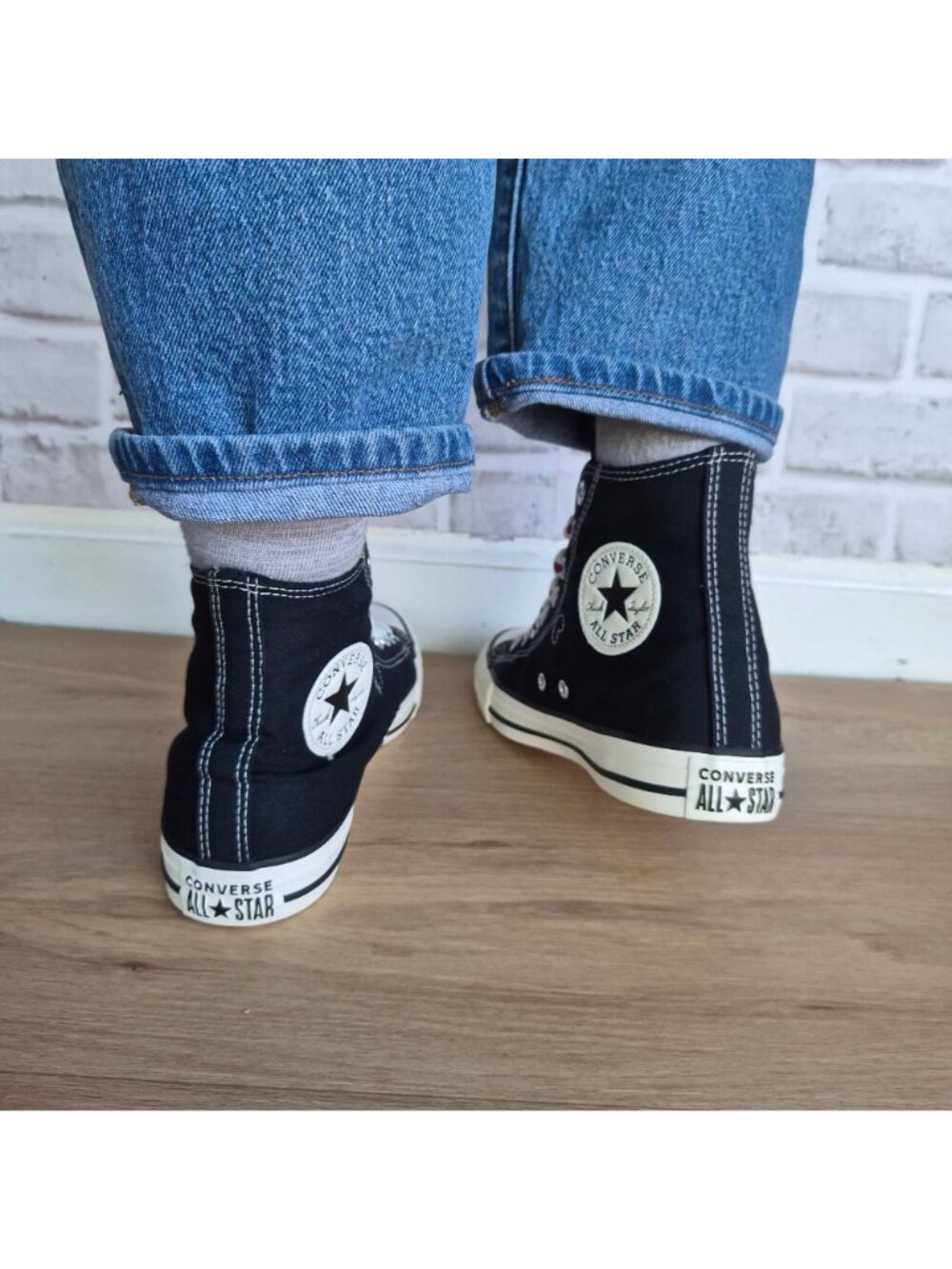 ⭐Converse Chuck Taylor Valentine's Day Sz 9 Womens shoes Sneaker Black A19056C - Picture 4 of 11